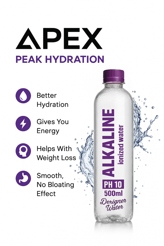 Premium Alkaline Ionized Water – Purified for Healthy Hydration (24 x 500ml)