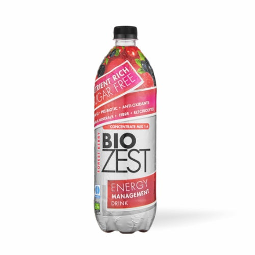 BioZest Forest Berry Flavoured Energy Management Drink 1L