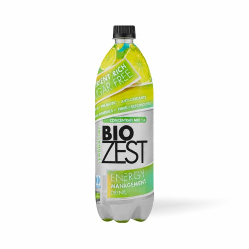 BioZest Lemon & Lime Flavoured Energy Drink Bottle 1L