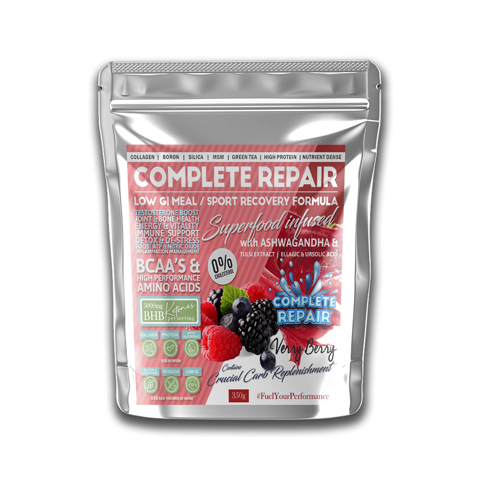 COMPLETE REPAIR protein powder, ketones, carbs and BCAAs