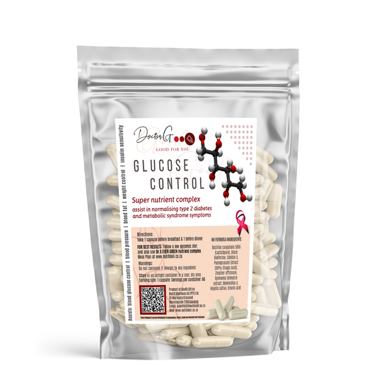 Dr G – GLUCOSE CONTROL with pomegranate extract, Nigella Sativa and ursolic acid