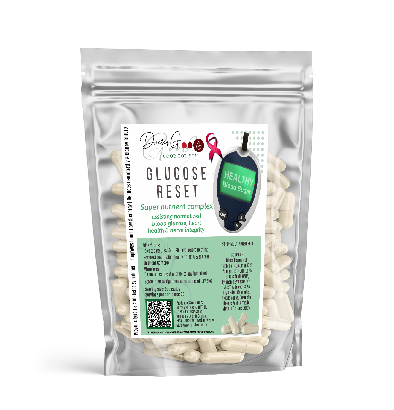 Dr G – Glucose Reset with Gaba, Zinc citrate and Ursolic acid