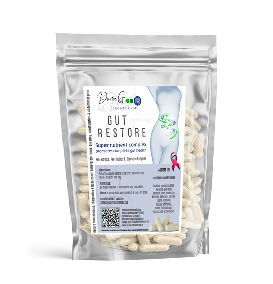 Dr G – Gut Restore with Pre & pro biotics, and digestive enzymes