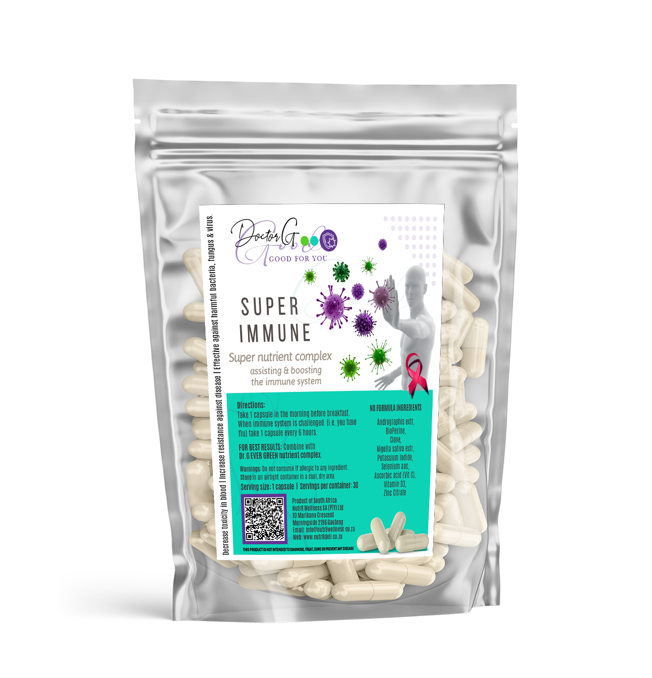 Dr. G Super Immune Booster with VitC, ACC, Zinc, VitD3 & Potassium
