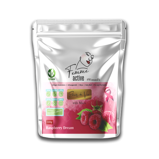 Fem Active with Ashwagandha (VEGAN) with Ashwagandha, Maca, & Hyaluronic acid