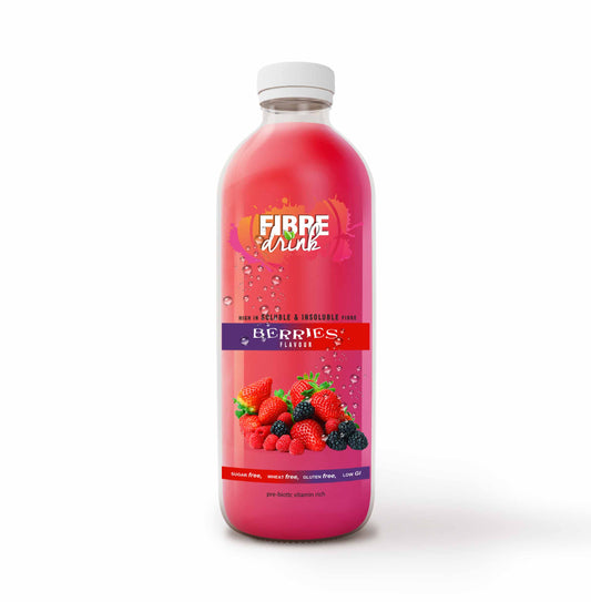 FIBRE DRINK  Berries Flavour because you need vitamins and fibre