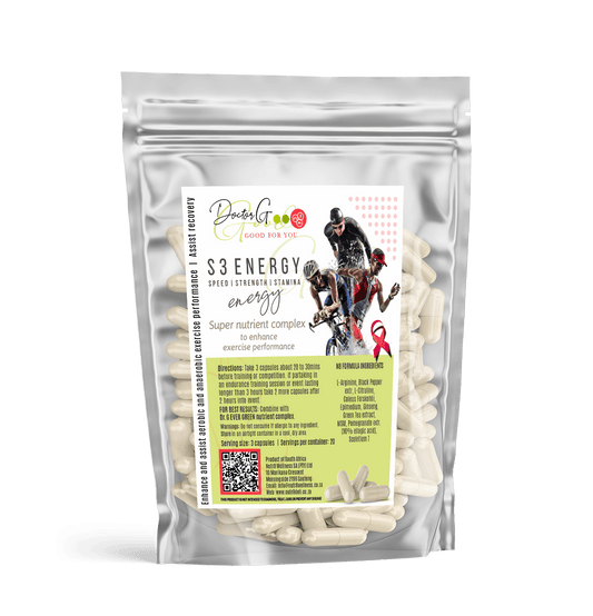 Dr. G S3 Energy for NO & ATP production and nutrient bioavailability