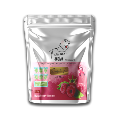 FEMME ACTIVE for the active woman with Ashwagandha, Maca, collagen & ketones